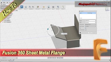 fusion sheet metal tutorial|fusion 360 sheet metal thickness.